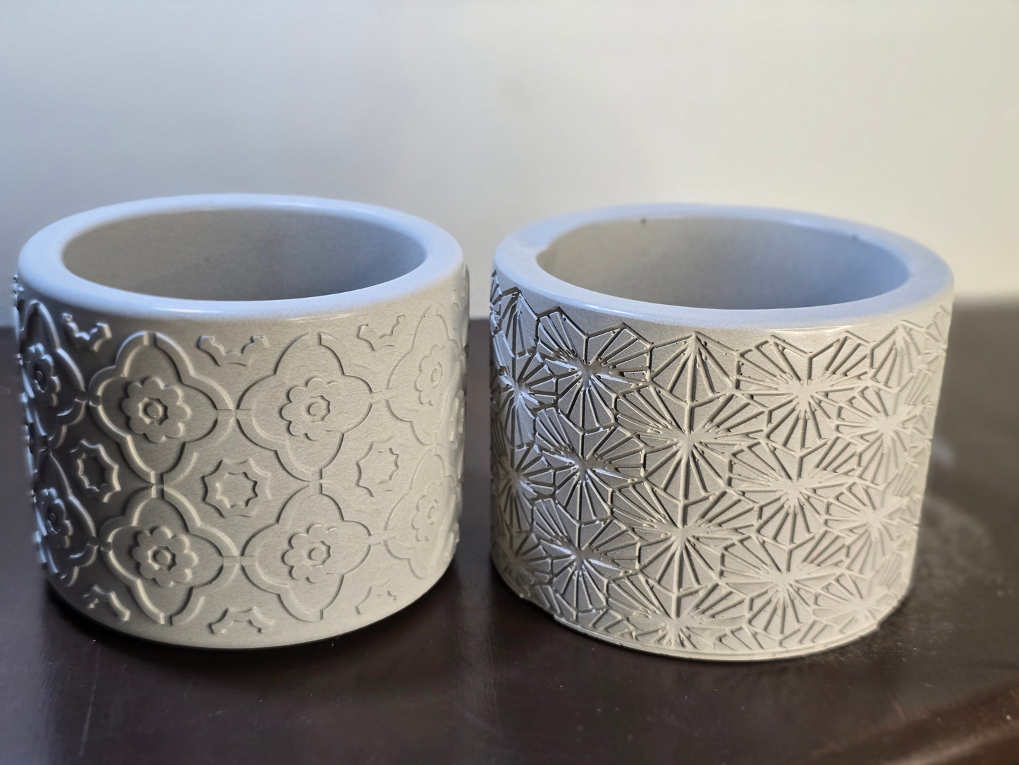 Textured Concrete Vases - Sophisticated Design, Timeless Beauty - Price per piece