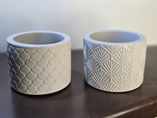 Textured Concrete Vases - Sophisticated Design, Timeless Beauty - Price per piece