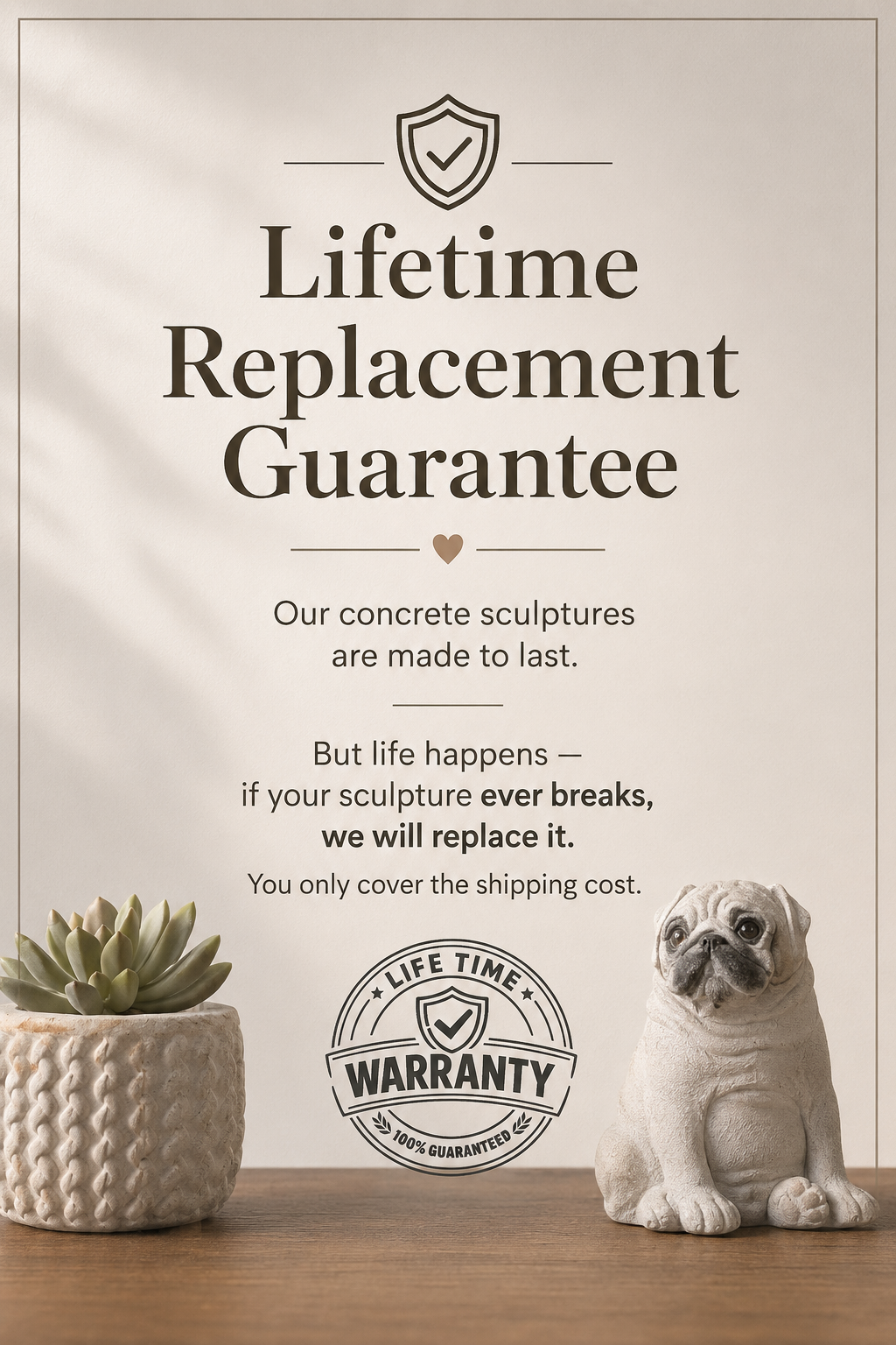 Schnauzer White Sculpture – A Tribute to Loyalty, A Touch of Style - Lifetime Replacement Guarantee