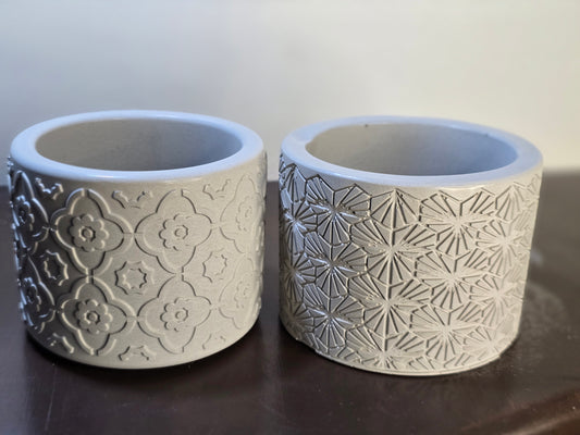 Textured Concrete Vases - Sophisticated Design, Timeless Beauty - Price per piece