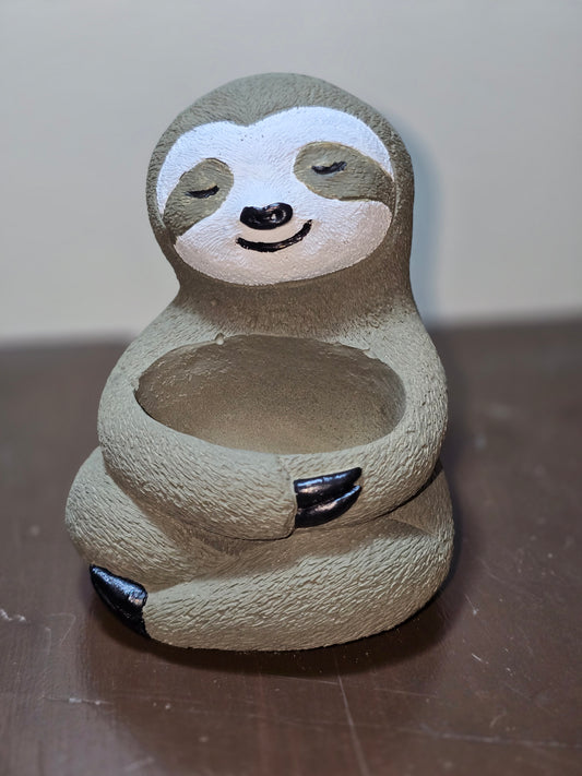 Concrete Sloth Planter – Slow Living with Style
